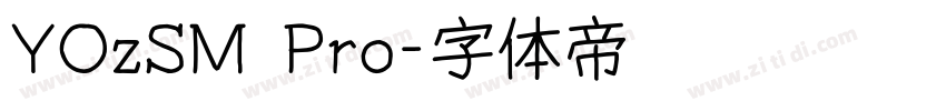 YOzSM Pro字体转换